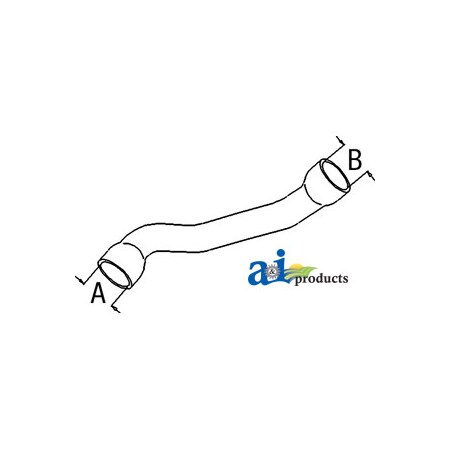 A & I Products Radiator Hose, Lower 14" x2" x2" A-L61988